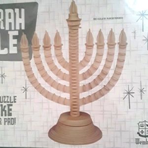 MENORAH Wood 3D Puzzle